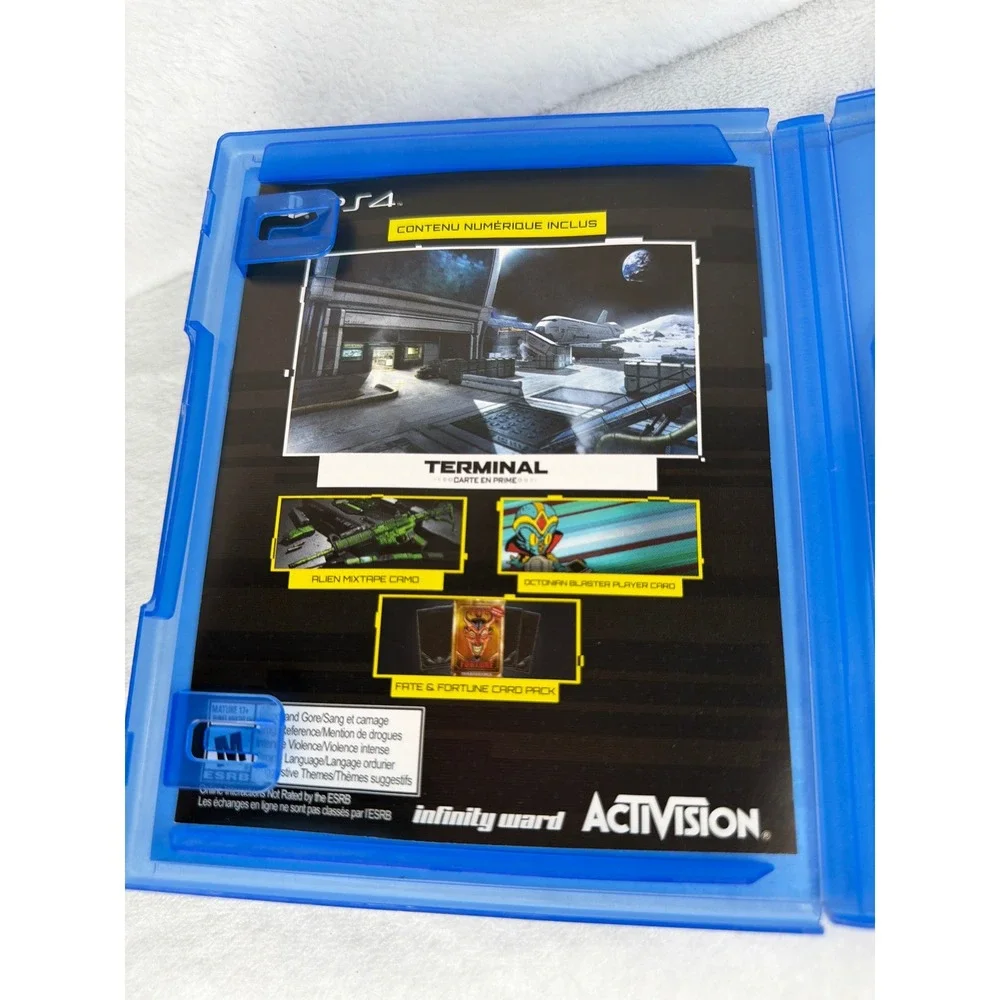 Activision Call of Duty Infinite Warfare PS4 N/A Blue Excellent Terminal Map